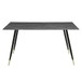 Clemente - Dining Table - Black / Dark Gray