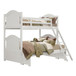 Clementine - Twin / Full Bunk Bed With Twin Trundle - White