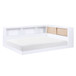 Asker - Full Bookcase Corner Bed - White