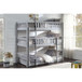 Orion - Triple Bunk Bed - Gray