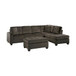 Emilio - 3 Piece Reversible Sectional With Ottoman