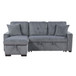 Rhett - 3 Piece Reversible Sectional With Pull-Out Bed And Hidden Storage