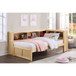 Bartly - Bookcase Corner Bed