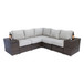 Modern Rattan Wicker Seating Group With Cushions