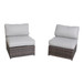 Modern Rattan Wicker Seating Group With Cushions
