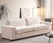 Luxe - Corduroy Sofa With Sleek Design, Spacious And Comfortable 3 Seater Couch