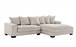 Luxe - Oversized 2 Piece Sectional Couches For Living Room, L Shaped Sofa With Chaise