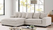 Luxe - Oversized 2 Piece Sectional Couches For Living Room, L Shaped Sofa With Chaise