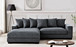 Luxe - Oversized 2 Piece Sectional Couches For Living Room, L Shaped Sofa With Chaise
