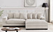 Luxe - Oversized 2 Piece Sectional Couches For Living Room, L Shaped Sofa With Chaise