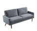 Sofa, European Style With Sleek Design, Modern & Vintage Flair, Upholstered 3 Seater Couch