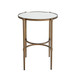 Bedford - Oval Mirror Accent Table - Antique Bronze