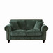 2 Seater Sofa With Rolled Arms, Tufted Upholstered Couch