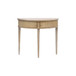 Vintage Inspired Storage Console Table With Fluted Doors