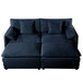 Modern Comfy Deep Seat Modular Sectional Sofa Cloud Couch With Ottoman