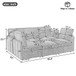 Modern Modular U-Shaped Sofa Bed With Movable Ottoman, USB Ports, Phone Holder