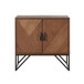 Krista - Accent Cabinet With Magnetic Doors - Brown