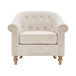 Fayette - Tufted Accent Arm Chair - Cream