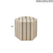Accent Ottoman Printed Stripe