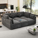 Sectional Sofa Modular U-Shaped With Ottoman & USB Ports