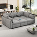 Sectional Sofa Modular U-Shaped With Ottoman & USB Ports