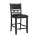 Amherst - Counter Side Chair With PU Cushion (Set of 2) - Gray Finish