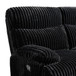 Admiral - Motion Loveseat With Console - Black