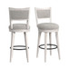 Rogen Rustic - Swivel Bar Stool (Set of 2) - Rustic White