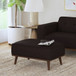 Destiny - Ottoman With Wood Base