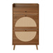 Allen - Rattan 2 Door 1 Drawer Cabinet Shoe Rack For Entrance