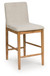 Isanti - Upholstered Barstool (Set of 2) - Light Brown