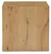 Bracken - Square End Table - Light Brown