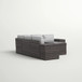 Modern Patio Rattan Sectional Set With Cushions