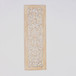 Floral Hand Carved Mandala Rectangular Wall Decor Accent - Gold / White