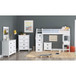 Hampton Kids - Loft Bed With Staircase And Desk With Speaker