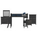 Hampton Kids - Loft With Ladder And Desk With Speaker Bedroom Set