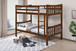 Caribou - Twin Over Twin Bunkbed - Dark Oak