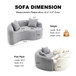 Tai Chi - Curved Dual Depth Loveseat