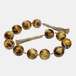 40" Swirled 2" Resin Beaded Garland - Brown