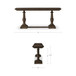 Everson - Console Table - Brown