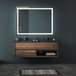 Bathroom Vanity Rectangle Mirror With Front Lighting, Anti Fog, Dimmable, Smart Memory Function