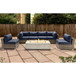 Outdoor Elegance Conversation Set With Fire Pit
