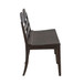 Paradise Valley - Ladder Back Bench (RTA) - Dark Brown