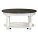 Allyson Park - Round Cocktail Table - White