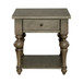 Americana Farmhouse - Drawer End Table - Light Brown