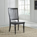 Harvest Home - Slat Back Side Chair - Black