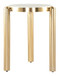 Noan - Side Table - White / Gold