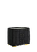 Atlam Bedroom Set in Black Corduroy