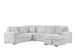 Raha II Strip Soft Fabric Sectional