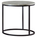 Lainey - Round Faux Marble Side End Table